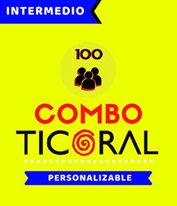 COMBO COTILLON TICORAL INTERMEDIO 100 PERSONAS 310 PRODUCTOS